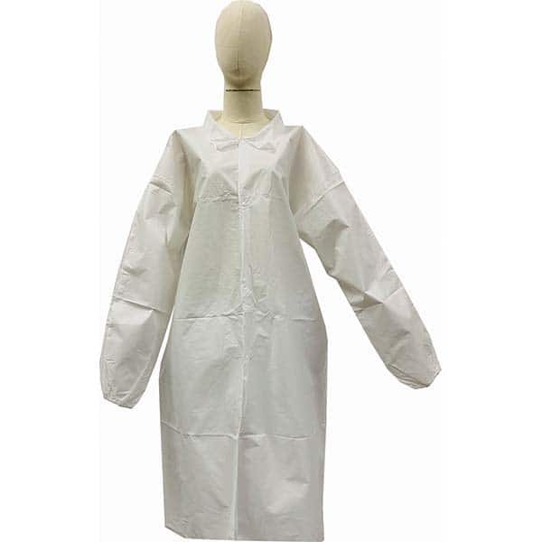 PRO-SAFE - Size XL White Lab Coat - Exact Industrial Supply
