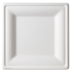 ECO PRODUCTS - Paper & Plastic Cups, Plates, Bowls & Utensils; Breakroom Accessory Type: Plates ; Breakroom Accessory Description: Dinnerware-Plate; Bagasse ; Color: White - Exact Industrial Supply