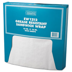 Bagcraft Papercon - Foil & Plastic Wrap; Breakroom Accessory Type: Paper Wrap ; For Use With: Food Protection ; Breakroom Accessory Description: Food Wrap-Paper Wrap - Exact Industrial Supply