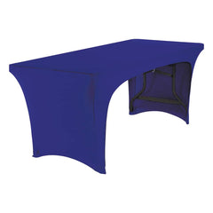 ICEBERG - Tablecloths; Type: Table Cover ; Color: Blue ; Width (Inch): 30 ; Length (Inch): 72 ; Length (Feet): 6.000 ; Material: Polyester/Spandex - Exact Industrial Supply