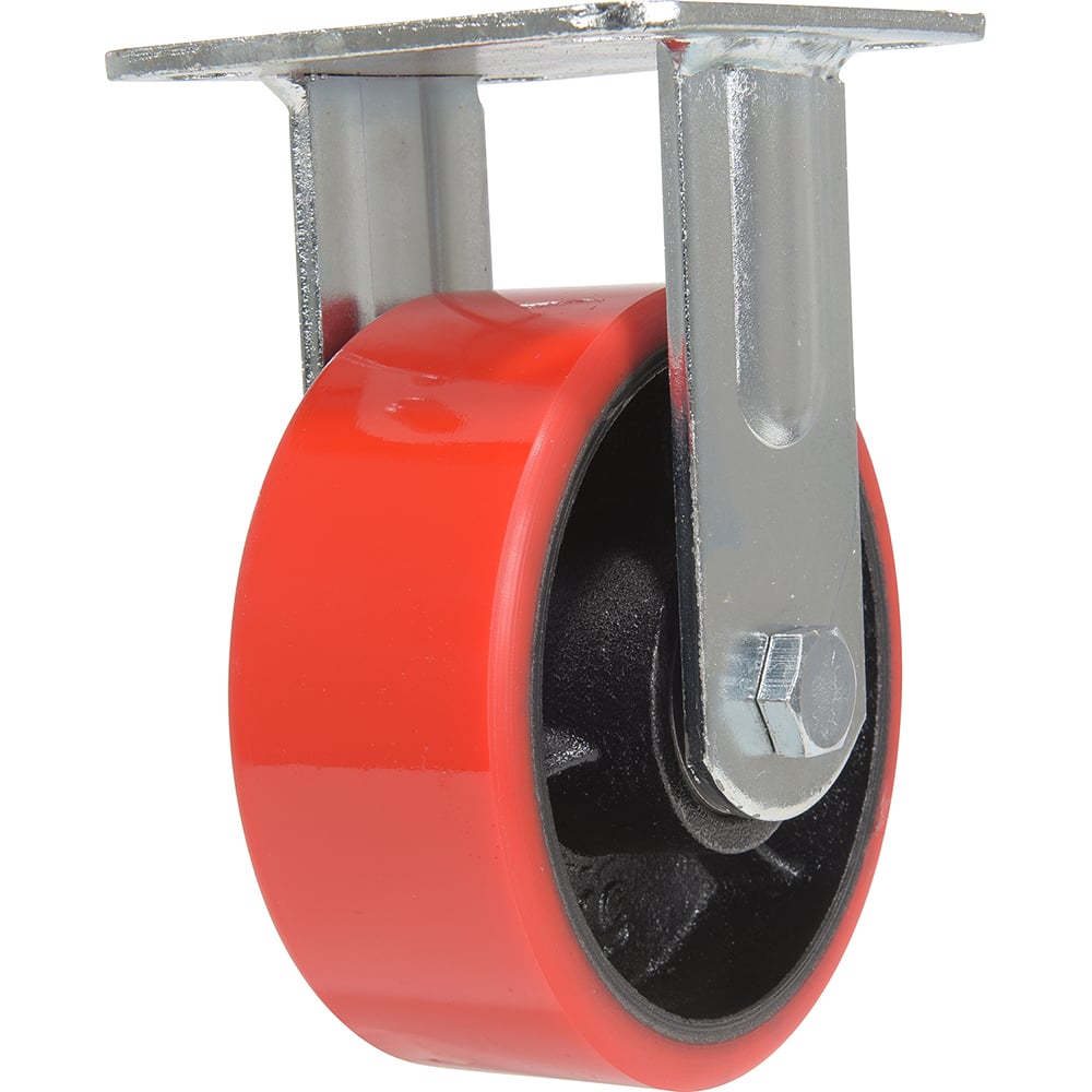 Vestil - Standard Casters; Mount: With Holes ; Style: Rigid ; Wheel Diameter: 5 (Inch); Wheel Width: 2 (Inch); Overall Height (Inch): 6-1/2 ; Load Capacity (Lb.): 990.000 - Exact Industrial Supply