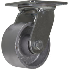 Vestil - Standard Casters; Mount: With Holes ; Style: Swivel ; Wheel Diameter: 4 (Inch); Wheel Width: 2 (Inch); Overall Height (Inch): 5-9/16 ; Load Capacity (Lb.): 1102.000 - Exact Industrial Supply