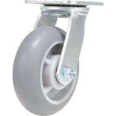 Vestil - Standard Casters; Mount: With Holes ; Style: Swivel ; Wheel Diameter: 6 (Inch); Wheel Width: 2 (Inch); Overall Height (Inch): 7-1/2 ; Load Capacity (Lb.): 639.000 - Exact Industrial Supply