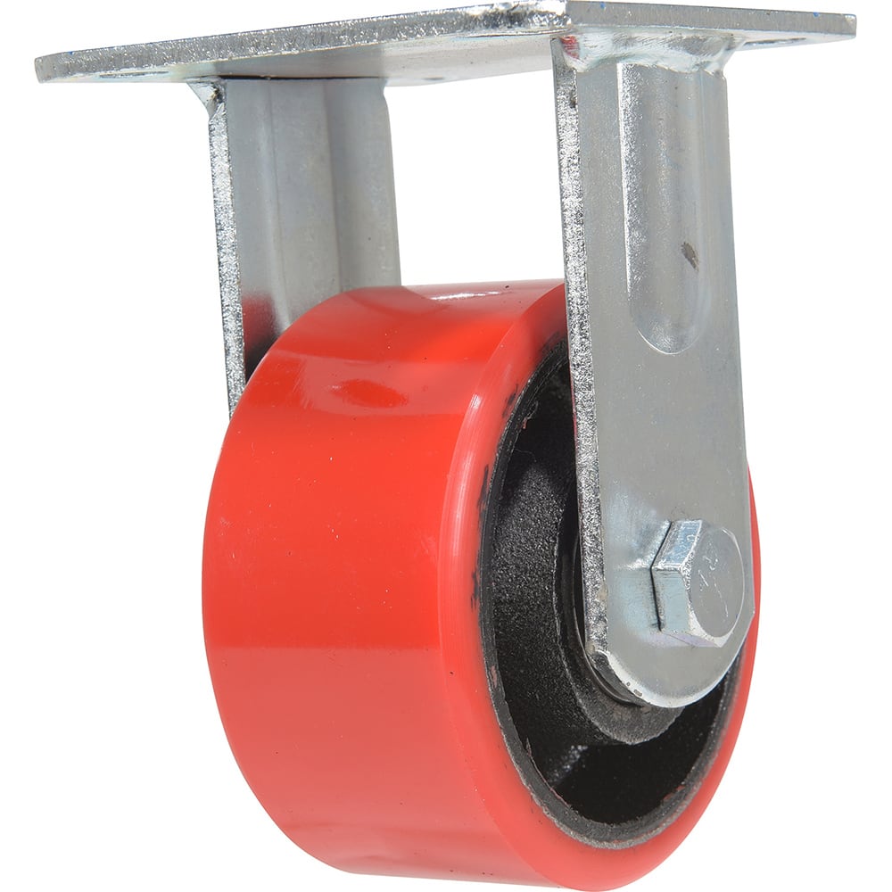 Vestil - Standard Casters; Mount: With Holes ; Style: Rigid ; Wheel Diameter: 4 (Inch); Wheel Width: 2 (Inch); Overall Height (Inch): 5-1/2 ; Load Capacity (Lb.): 792.000 - Exact Industrial Supply