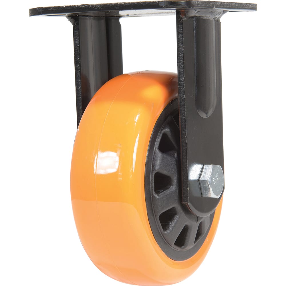 Vestil - Standard Casters; Mount: With Holes ; Style: Rigid ; Wheel Diameter: 5 (Inch); Wheel Width: 2 (Inch); Overall Height (Inch): 6-1/2 ; Load Capacity (Lb.): 726.000 - Exact Industrial Supply