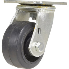 Vestil - Standard Casters; Mount: With Holes ; Style: Swivel ; Wheel Diameter: 4 (Inch); Wheel Width: 2 (Inch); Overall Height (Inch): 6-1/2 ; Load Capacity (Lb.): 396.000 - Exact Industrial Supply