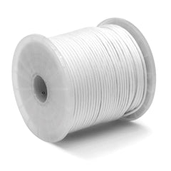 Mibro - Rope; Type: Paracord ; Head/Holder Diameter (Inch): 5/32 ; Material: Nylon ; Load Capacity (Lb.): 110.000 ; Maximum Length: 400.00 ; Color: White - Exact Industrial Supply