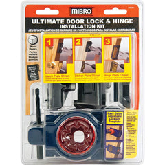 Mibro - Hole Saw Kits; Number of Hole Saws: 2 ; Saw Material: Carbon Steel ; Cutting Edge Style: Varied Toothing ; Kit Type: Door-Lock Installation ; Number of Pieces: 2.000 ; Material Application: Door-Lock Installation; Doors; Wood - Exact Industrial Supply