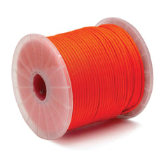 Mibro - Rope; Type: Paracord ; Head/Holder Diameter (Inch): 5/32 ; Material: Nylon ; Load Capacity (Lb.): 110.000 ; Maximum Length: 400.00 ; Color: Orange - Exact Industrial Supply