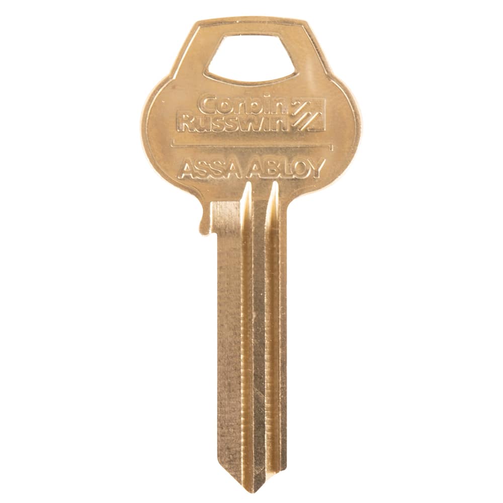 Corbin Russwin - Key Blanks; Type: Corbin ; Material: Brass - Exact Industrial Supply