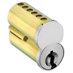 Arrow Lock - Cylinders; Type: Interchangeable Core ; Keying: BB Keyway ; Number of Pins: 7 ; Material: Brass ; Finish/Coating: Satin Chrome - Exact Industrial Supply
