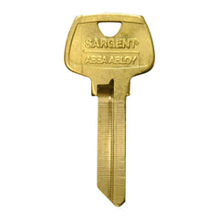 Sargent - Key Blanks; Type: Sargent ; Material: Brass - Exact Industrial Supply