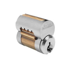 Corbin Russwin - Cylinders; Type: Removeable Core ; Keying: D2 Keyway ; Number of Pins: 6 ; Material: Brass ; Finish/Coating: Satin Chrome - Exact Industrial Supply