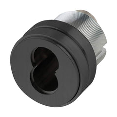 Schlage - Cylinders; Type: Mortise ; Keying: Less Core ; Number of Pins: 7 ; Material: Brass ; Finish/Coating: Black - Exact Industrial Supply