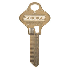 Schlage - Key Blanks; Type: Schlage ; Material: Brass - Exact Industrial Supply