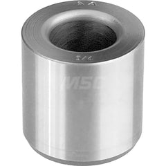 Press Fit Headless Drill Bushing: P, 9/16″ ID, 1″ OD 3/4″ OAL, Carbon Steel