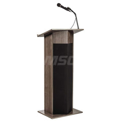 Lecterns; Overall Height: 46; Width (Inch): 22; Depth (Inch): 17; Material: High Pressure Thermal-Fused Laminate On A MDF Core; Length (Decimal Inch): 17; Type: Full Floor; Type: Full Floor; Type: Full Floor; Material: High Pressure Thermal-Fused Laminate