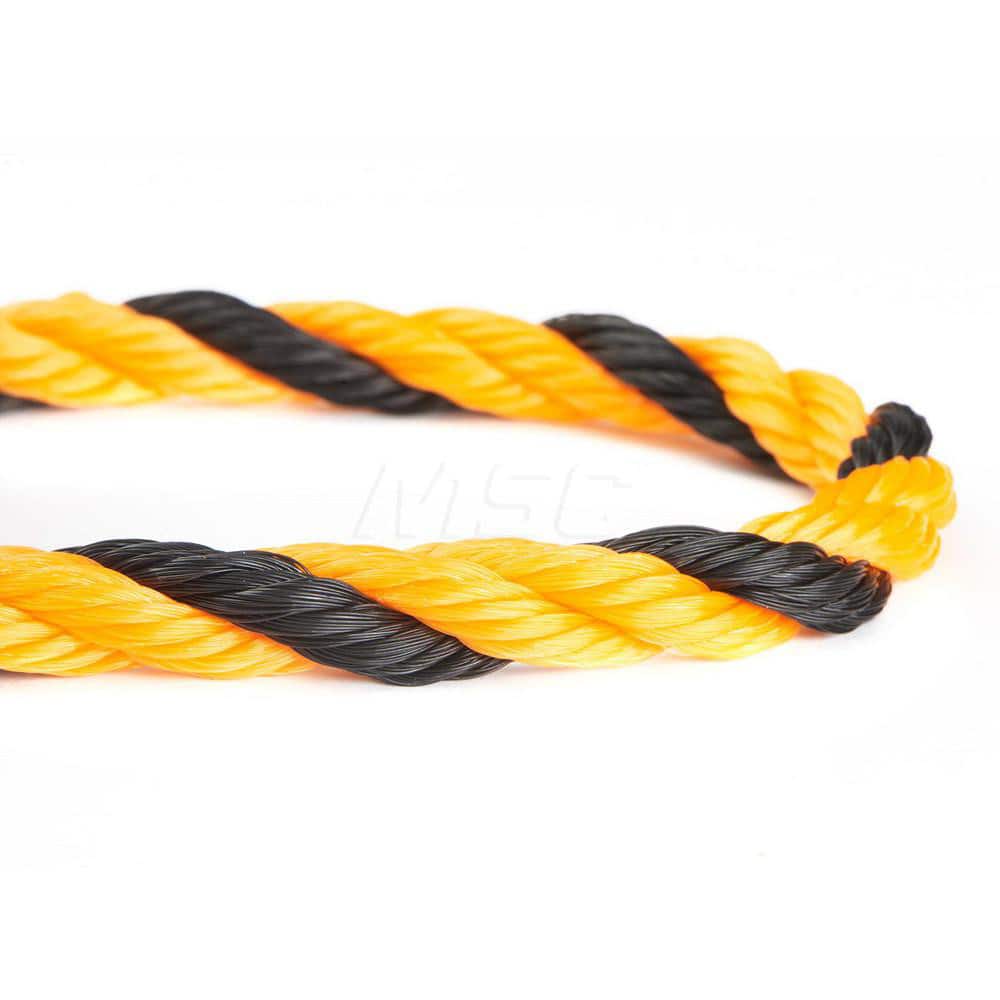 Rope; Rope Construction: 3 Strand Twisted; Material: Polypropylene; Work Load Limit: 60 lb; Color: White; Maximum Temperature (F) ( - 0 Decimals): 330; Breaking Strength: 4027; Application: General Purpose; Rope Strand Count: 3; Package Type: Reel; Additi
