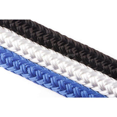 Rope; Rope Construction: Double Braid; Material: Nylon; Work Load Limit: 60 lb; Color: White; Maximum Temperature (F) ( - 0 Decimals): 265; Breaking Strength: 2170; Application: General Purpose; Cover Material: Nylon; Rope Strand Count: 16; Package Type: