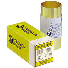 .001X6X60″ BRASS SHIM - Exact Industrial Supply
