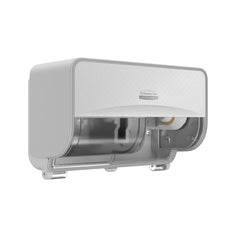 ICON Coreless Standard Roll Toilet Paper Dispenser 2 Roll Horizontal, White Mosaic Design Faceplate; 1 Dispenser and Faceplate per Case