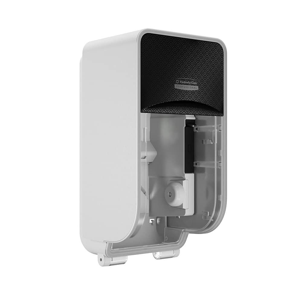 ICON Coreless Standard Roll Toilet Paper Dispenser 2 Roll Vertical, Black Mosaic Design Faceplate; 1 Dispenser and Faceplate per Case