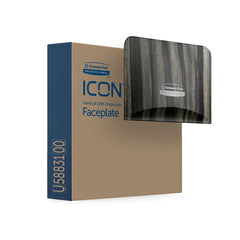ICON Coreless Standard Roll Toilet Paper Dispenser 2 Roll Vertical, Cherry Blossom Design Faceplate; 1 Dispenser and Faceplate per Case