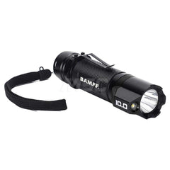 Flashlights; Bulb Type: LED; Type: Flashlight; Maximum Light Output (Lumens): 1000; Batteries Included: Yes; Body Type: Aluminum; Battery Size: AAA; 18650; Body Color: Black; Rechargeable: Yes; Number Of Batteries: 1