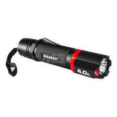 Flashlights; Bulb Type: LED; Type: Flashlight; Maximum Light Output (Lumens): 400; Batteries Included: Yes; Body Type: Aluminum; Battery Size: AA; Body Color: Black; Rechargeable: No; Number Of Batteries: 4