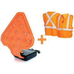 Highway Safety Kits; Kit Type: Emergency Safety Kit; Case Material: No Case; Case Style: None; Number of Pieces: 2; Contents: FLEXIT Auto Flashlight; Reflective Safety Vest; Includes: FLEXIT Auto Flashlight; Reflective Safety Vest; Contents: FLEXIT Auto F