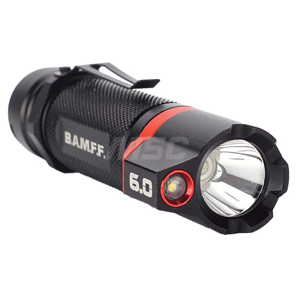 Flashlights; Bulb Type: LED; Type: Flashlight; Maximum Light Output (Lumens): 600; Batteries Included: Yes; Body Type: Aluminum; Battery Size: AAA; 18650; Body Color: Black; Rechargeable: Yes; Number Of Batteries: 1