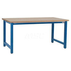 Stationary Work Bench: 120″ Wide, 24″ Deep, 36″ High 6,600 lb Capacity