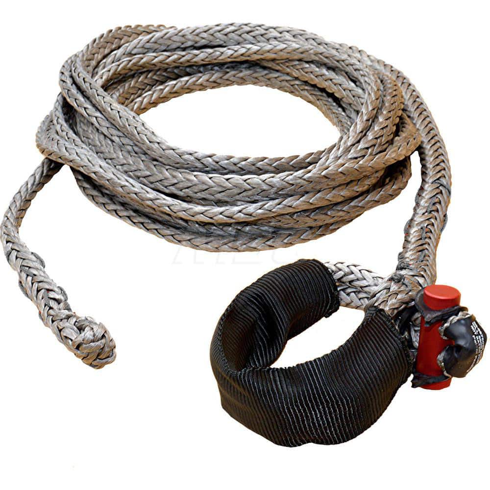 6,600 Lb 300″ Long x 3/8″ High Automotive Winch Strap Loop & Eye, For Use with Winches & Shackles