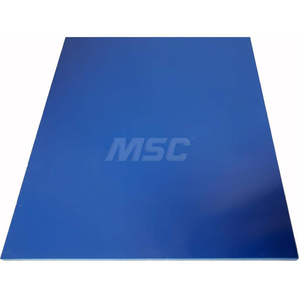 Plastic Sheet: Blue, 50,000 psi Tensile Strength .500″ thick by 12x12″