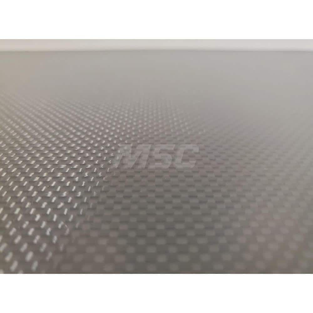 Plastic Sheet: Carbon Fiber, Black, 72,000 psi Tensile Strength .125″ thick by 12x12″
