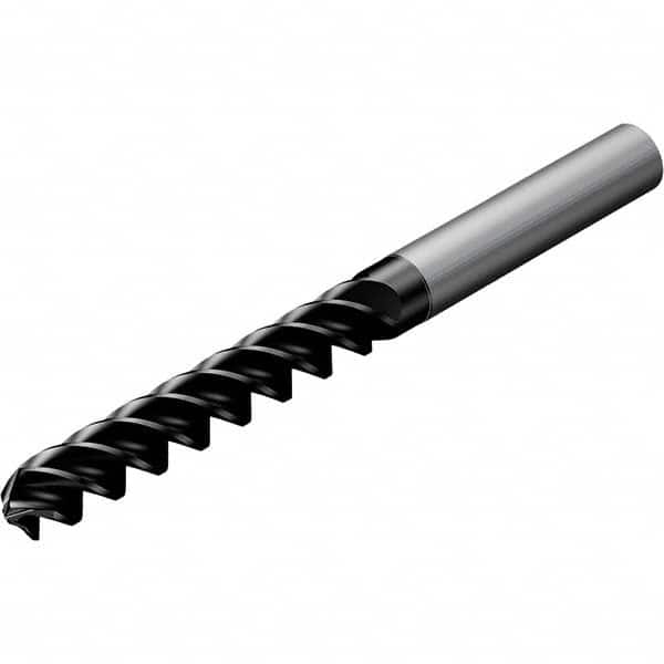 Jobber Length Drill Bit: 0.1909″ Dia, 90 °, Solid Carbide AlTiN Finish, Right Hand Cut, Spiral Flute, Straight-Cylindrical Shank