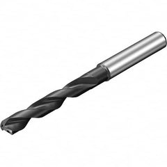 Jobber Length Drill Bit: 0.252″ Dia, 140 °, Solid Carbide AlTiN Finish, Right Hand Cut, Spiral Flute, Straight-Cylindrical Shank