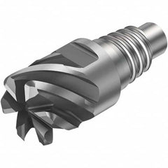 Corner Radius End Mill Head: 5/8″ Dia, 8 Flutes E16, Solid Carbide, AlTiN Coated, Series A316