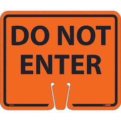 NMC - "Do Not Enter", 12-5/8" Wide x 10-3/8" High, Rigid Plastic Safety Sign - Exact Industrial Supply