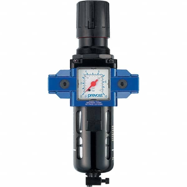 Prevost - Filter, Regulator & Lubricator (FRL) Units Configuration: 1 Pc. Filter/Regulator Body Type: Standard - Exact Industrial Supply