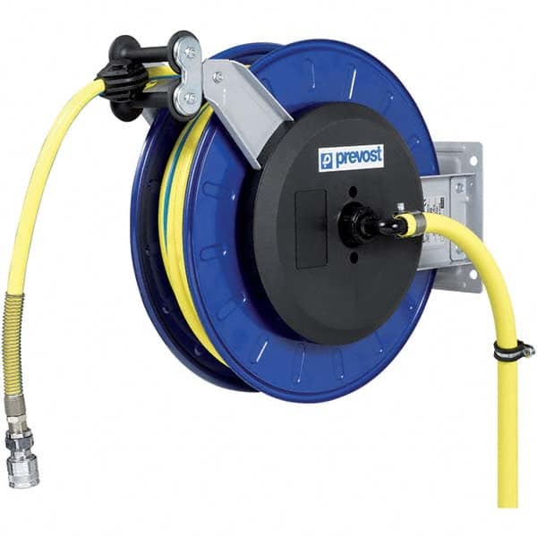 Prevost - 65' Spring Retractable Hose Reel - Exact Industrial Supply