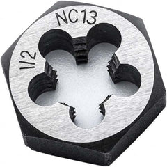 GEARWRENCH - Hex Rethreading Dies; Thread Size: #10-24 ; Hex Size (Inch): 1 ; Material: Carbon Steel ; Thread Direction: Right Hand ; Thread Standard: UNC - Exact Industrial Supply