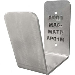 Mag-Mate - 5" Long x 2-1/2" Wide, 302 Stainless Steel Door Pull - Exact Industrial Supply