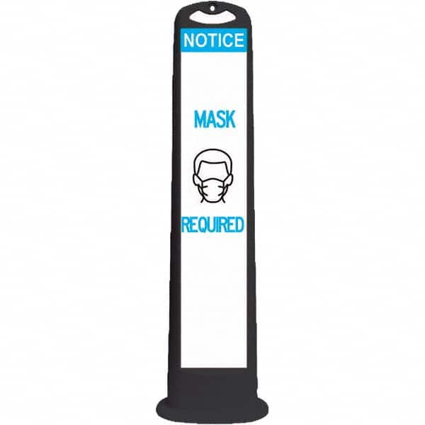 PRO-SAFE - Traffic Barrels, Delineators & Posts Type: Vertical Panel Material: HDPE - Exact Industrial Supply