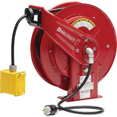 Reelcraft - Cord & Cable Reels End Type: Duplex Box Cable Length (Feet): 75 - Exact Industrial Supply