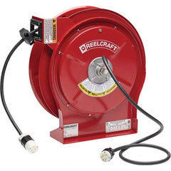 Reelcraft - Cord & Cable Reels End Type: Single Outlet Cable Length (Feet): 50 - Exact Industrial Supply