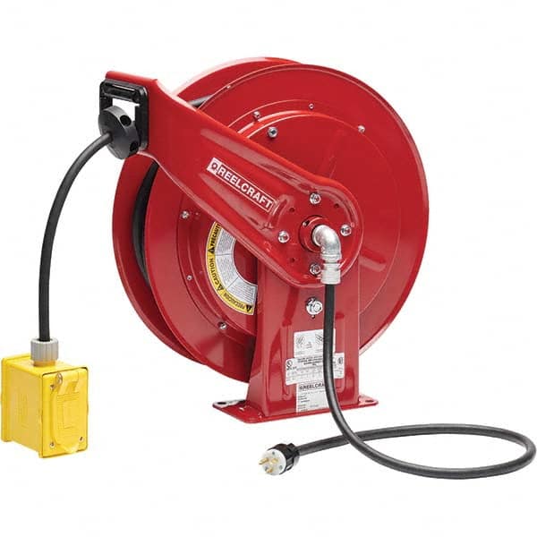 Reelcraft - Cord & Cable Reels End Type: Duplex Box Cable Length (Feet): 75 - Exact Industrial Supply