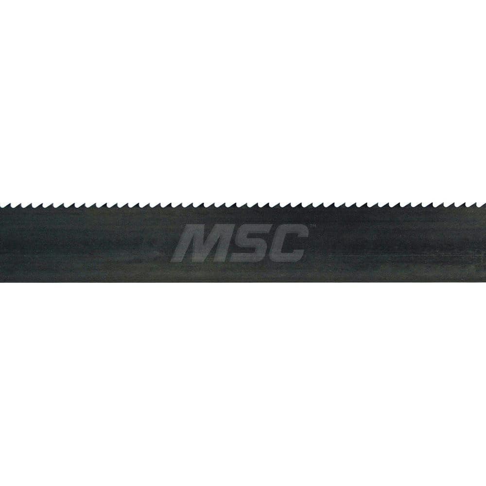 Welded Bandsaw Blade: 16' 11″ Long, 1-1/4″ Wide, 0.042″ Thick, 5 to 8 TPI Carbon Steel, Toothed Edge