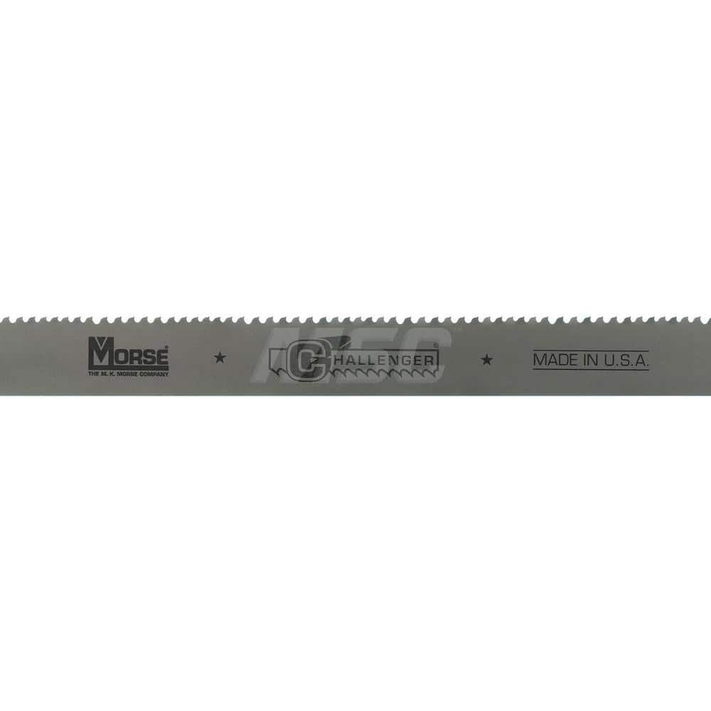Welded Bandsaw Blade: 20' 6″ Long, 1-1/2″ Wide, 0.05″ Thick, 3 to 4 TPI Bi-Metal, Toothed Edge