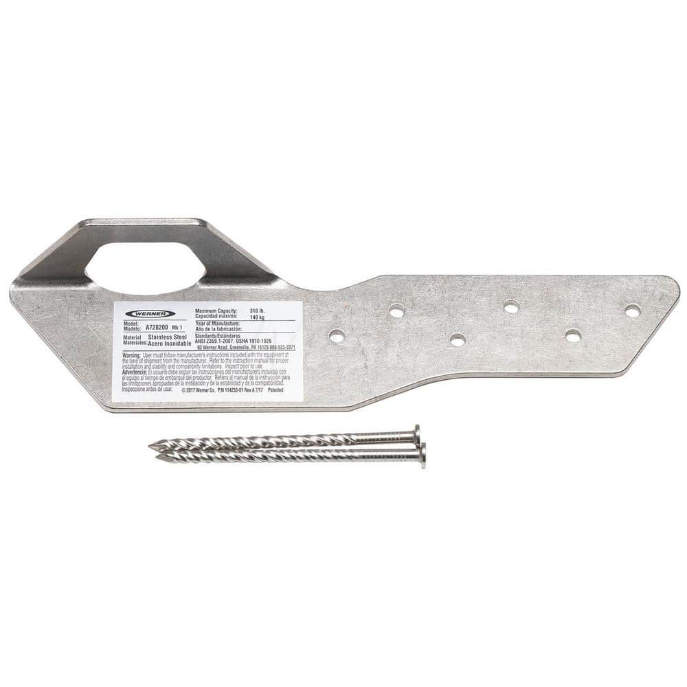 Anchors, Grips & Straps; Type: Roof Anchor; Anchor Point Connection Type: None; Material: Stainless Steel; Temporary or Permanent: Permanent; Tensile Strength: 5000; Sling Connection Type: None; Material: Stainless Steel